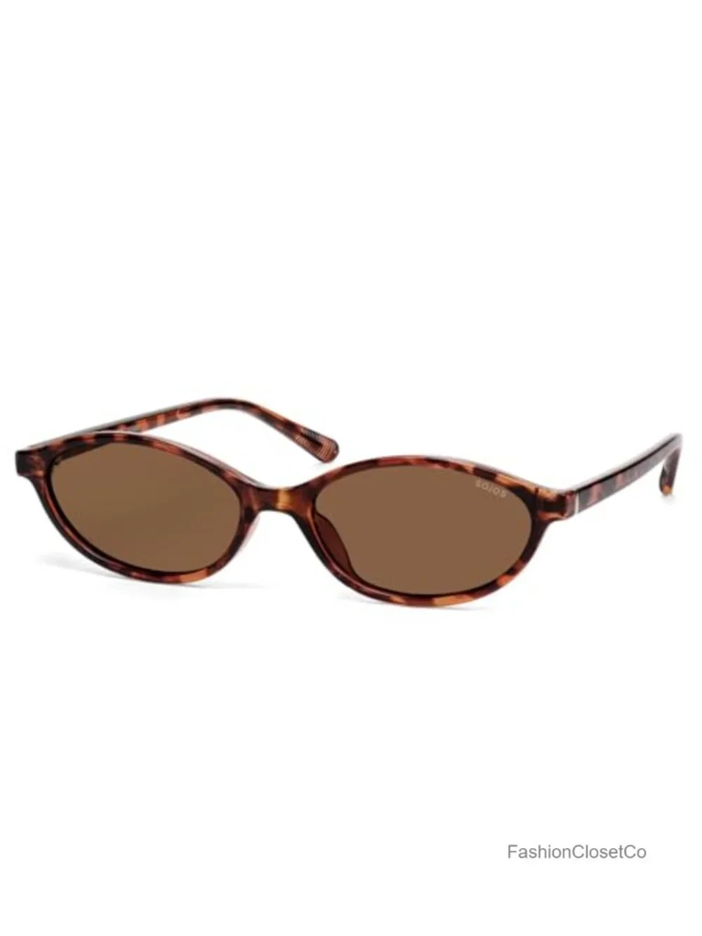 Retro Oval Cat Eye Sunglasses - UV400 Polarized TR90 Frame